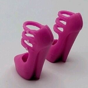 Monster High Electrified Draculaura Pink Platform Bolt Heels Doll Replacement...